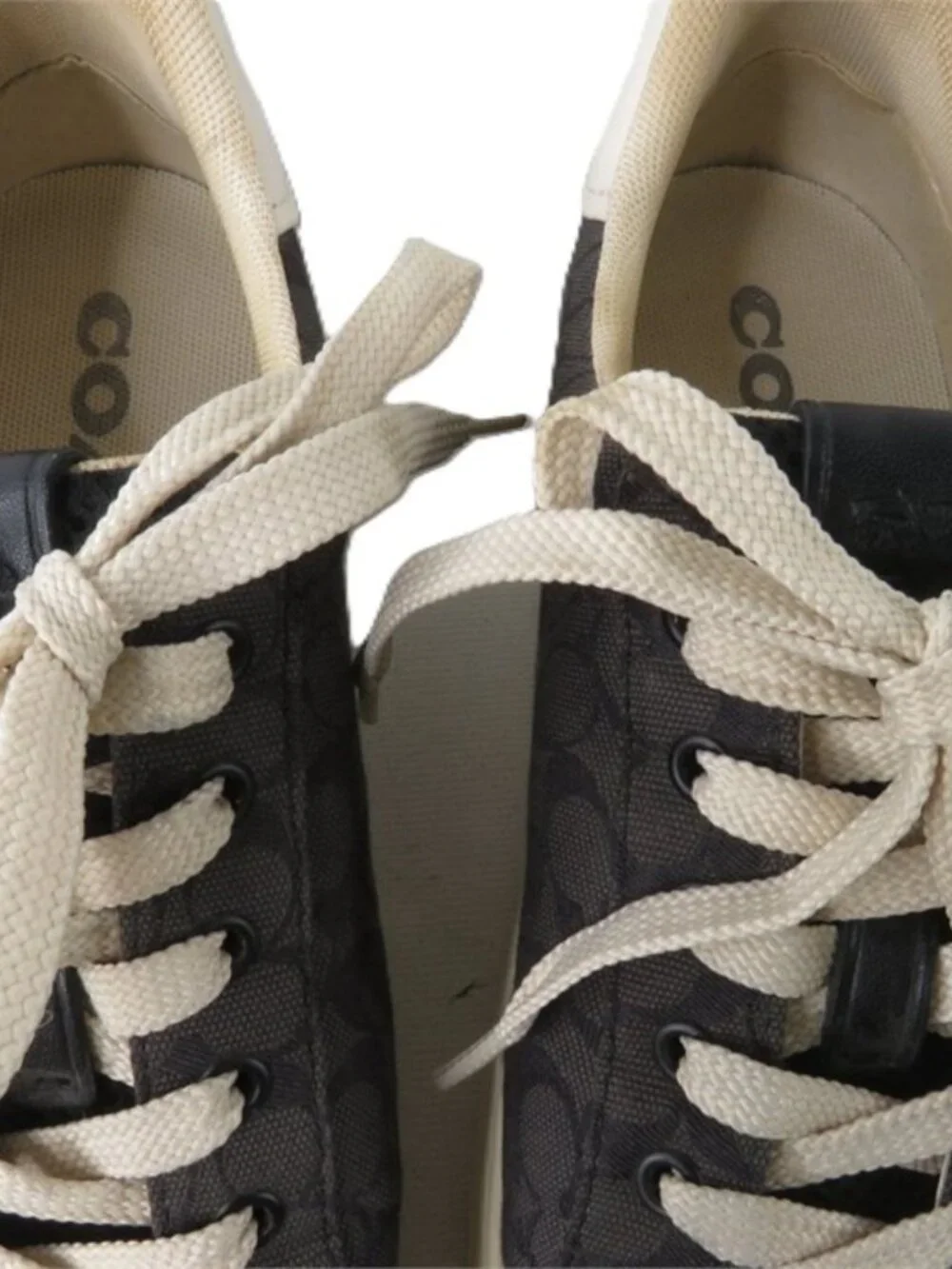 Coach Sneakers Monogram Pattern Size 8 Women